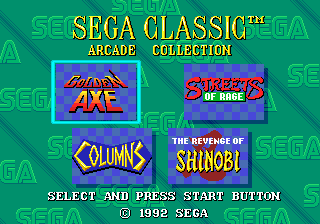 Sega Classics Arcade Collection